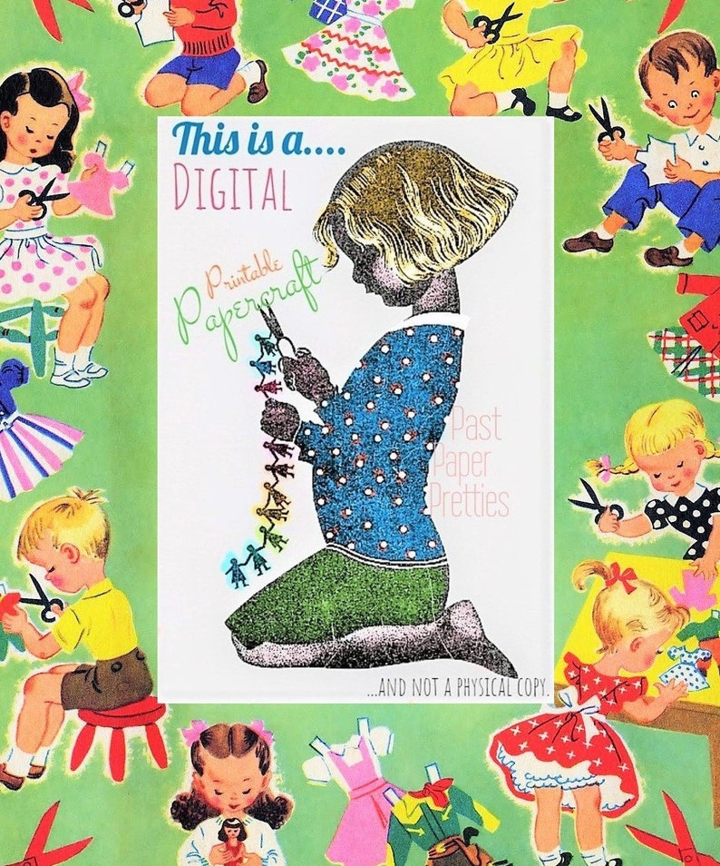 Vintage Printable Gift Wrap Springtime Cute Animals Moms /& Babies Collage Sheet Instant Digital Download Mothers Day Wrapping Paper JPEG