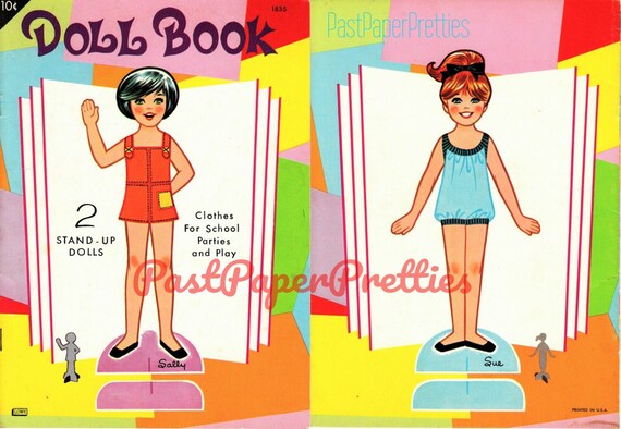 vintage paper dolls 1960s