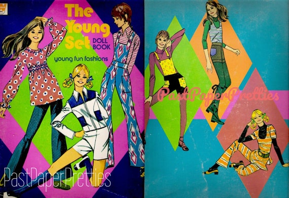 Vintage Paper Dolls the Young Set C. 1973 Printable PDF | Etsy