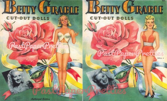betty grable paper dolls