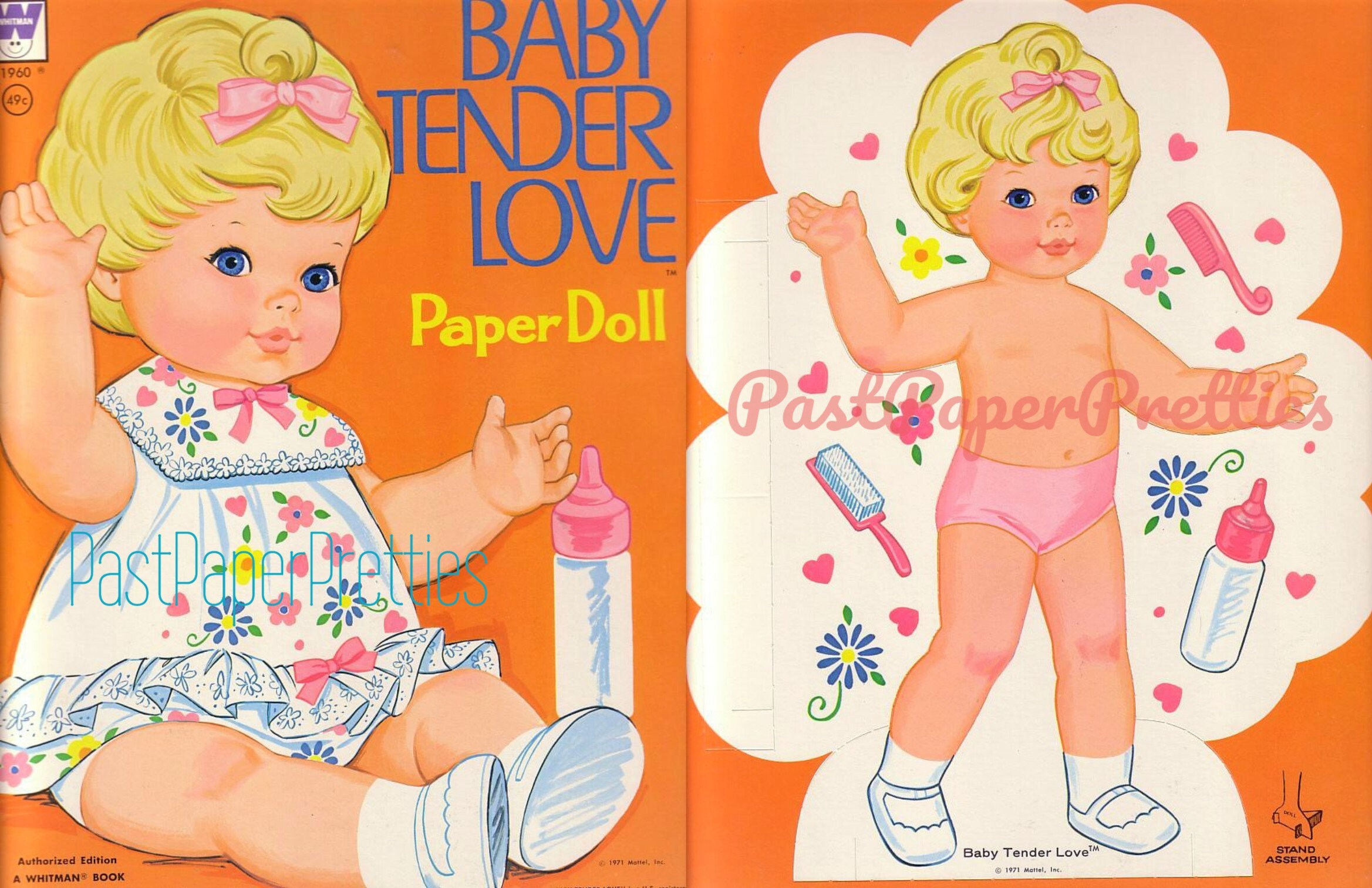Baby tender love paper doll Clearance