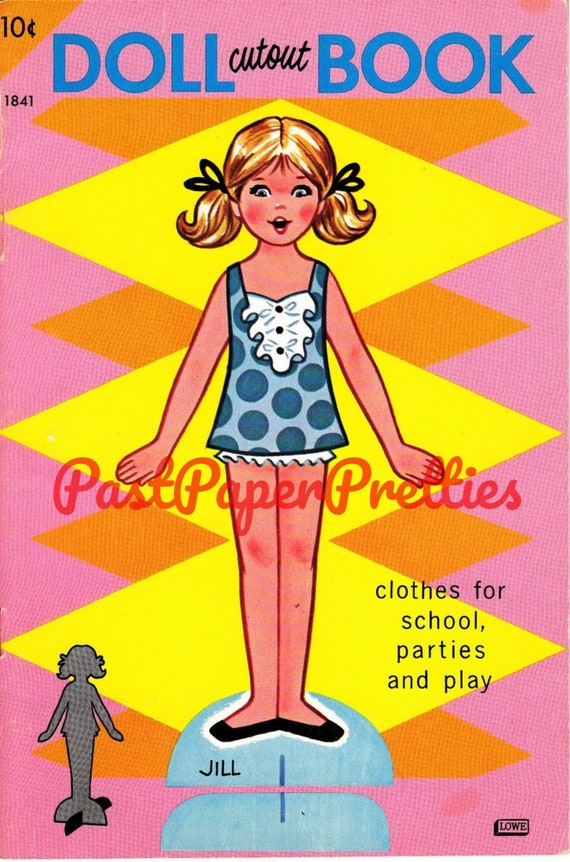 vintage paper dolls 1960s