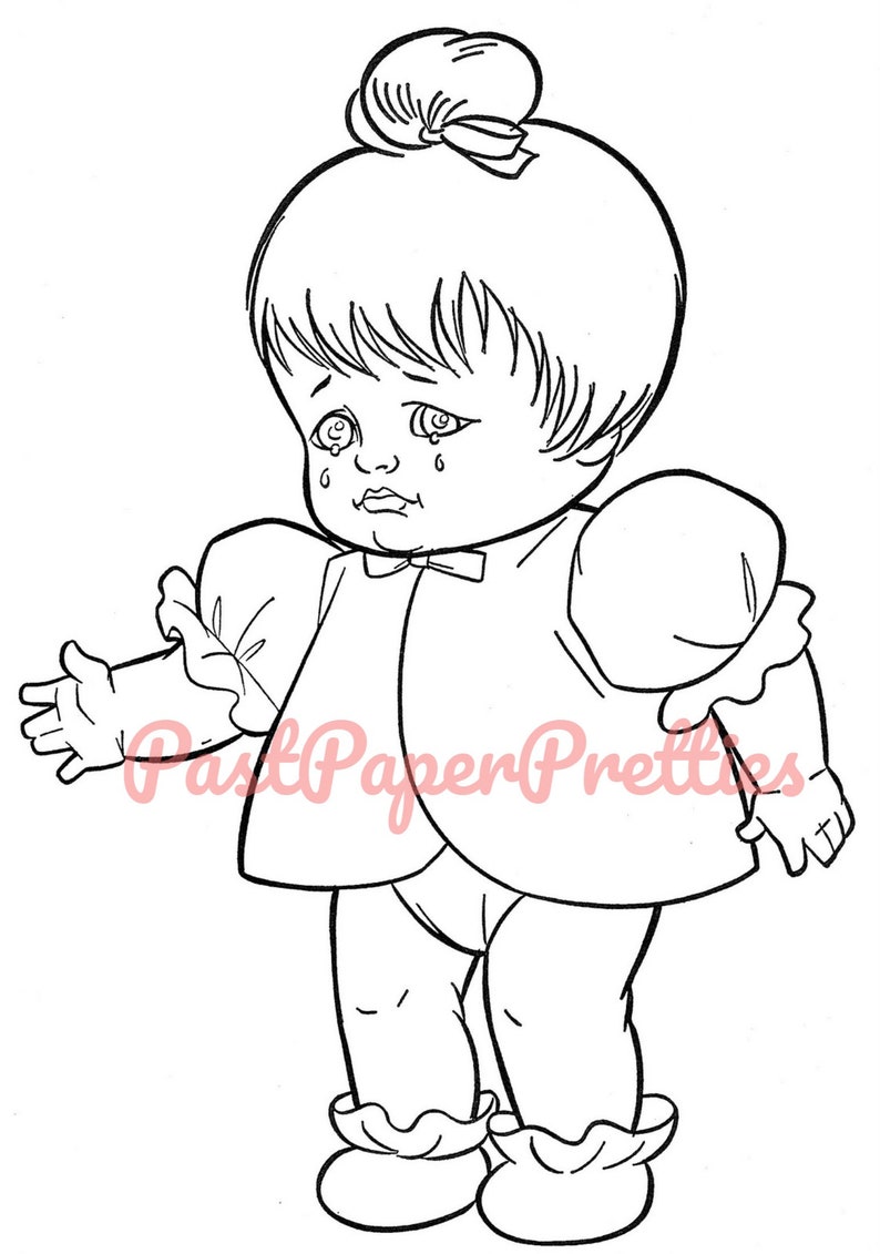 Download 1967 Pdf Instant Digital Download Cute Childhood Toy Doll 120 Pages Vintage Printable Coloring Book Cheerful Tearful Baby Doll C Clip Art Art Collectibles Deshpandefoundationindia Org