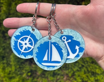 Nautical Collection - Resin Keychains