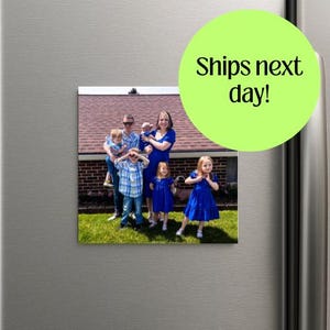 Personalized Magnet | Glossy or Matte Finish | Custom Sizes Available