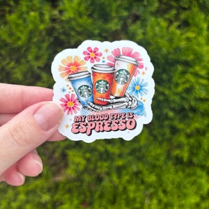 Coffee Lover Stickers – Bold, Fun & Glossy!