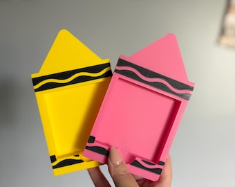 Krijt notitiehouder | Leraar Bureau Organizer | 3D-geprinte houder voor plaknotities