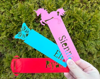 Custom 3D Printed Bookmark | Personalized Name Bookmark | Unique Gift for Book Lovers | Custom Color & Design