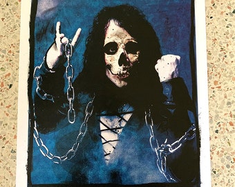 Metalen schilderij Vrouw met viool te koop @ . De