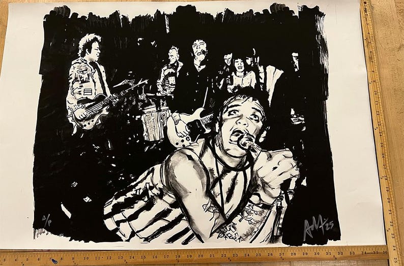 THE STITCHES Large Poster Signed Art Print by Pop Artist Adam Turkel ...