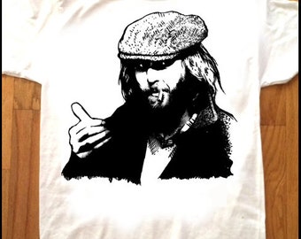 HARRY NILSSON portrait Custom Printed painting T-SHIRT Pop Artist Adam Turkel John Lennon Classic Rock The Beatles 60s 70s