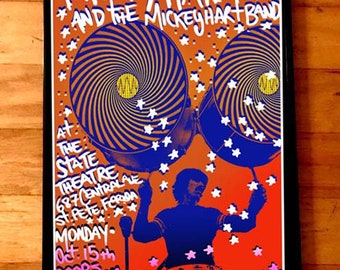 Randy Tuten Grateful Dead and Beach Boys 1974 Concert Poster - Etsy