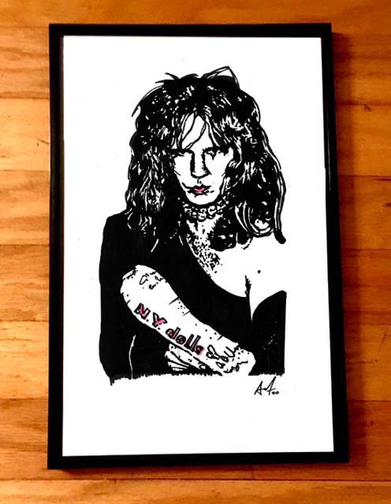 ARTHUR KILLER KANE Rare Sharpie Pop Art Print Adam Turkel Punk New