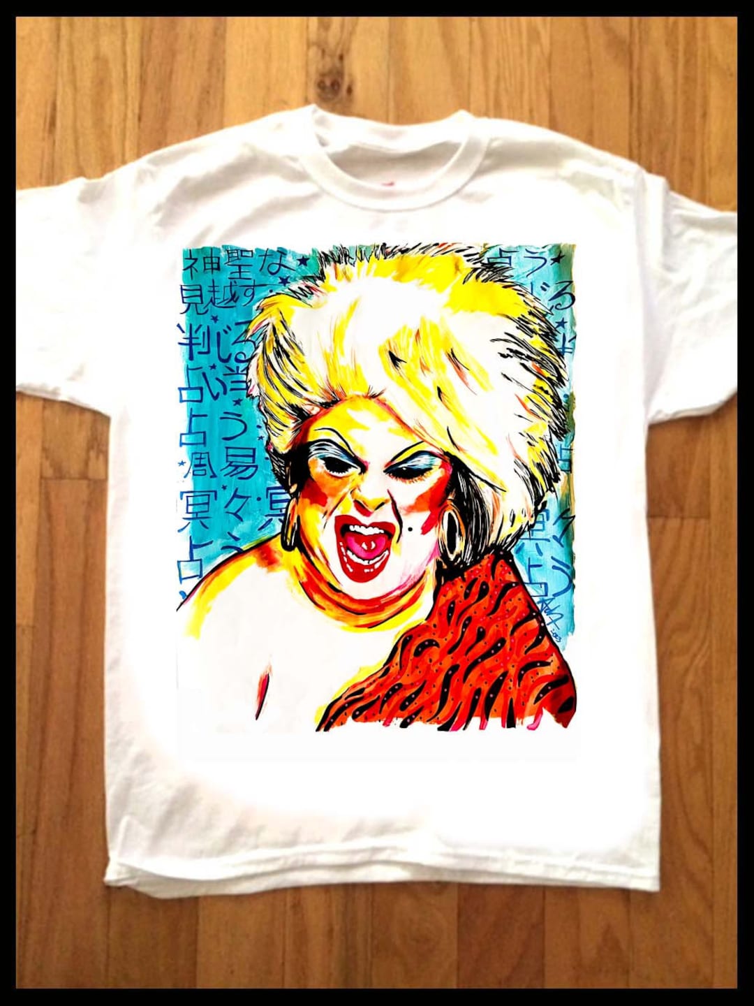 DIVINE Custom Printed T-shirt by Artist Adam T. Baltimore POP ART John ...
