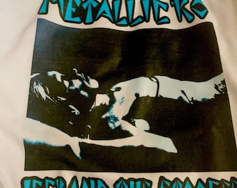 Metallic KO - Custom Printed T-Shirt! The Stooges Iggy POP PUNK Glam Goth Indie New Wave Detroit Rock