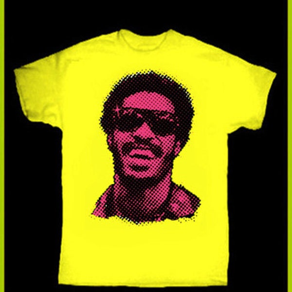 STEVIE WONDER - T-shirt Pop Art! Roots 70s Punk FUNK Soul RnB James Brown Motown Michael Jackson