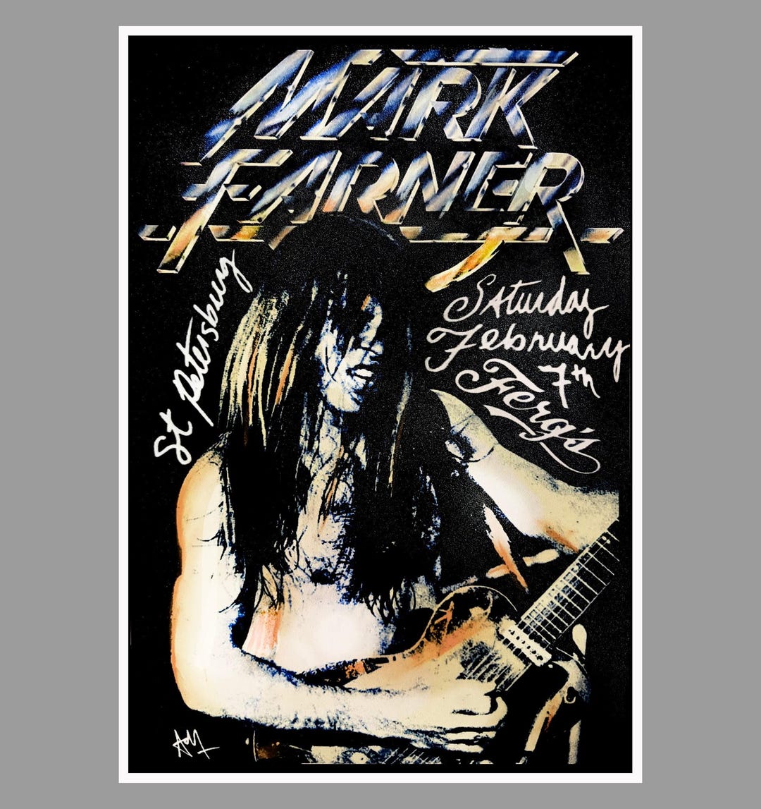 Mark Farner Florida Gig Poster by Adam Turkel Art Print Concert St ...