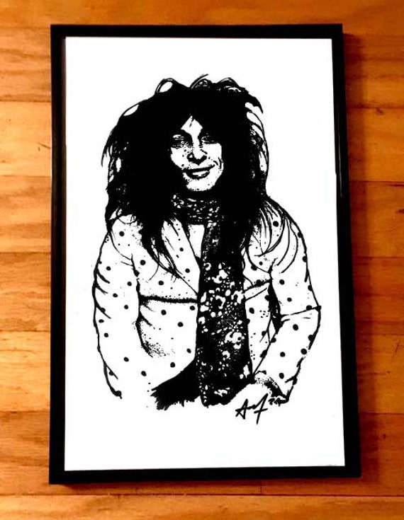 JOHNNY THUNDERS - Rare Sharpie Pop Art Print Adam Turkel Punk