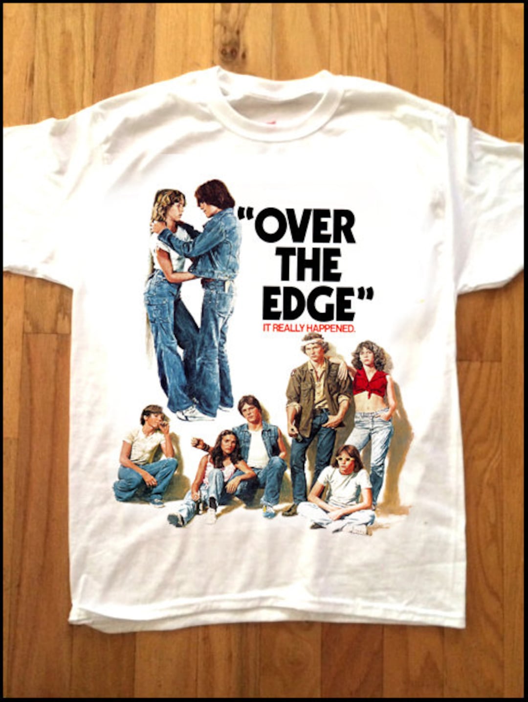 OVER the EDGE T-SHIRT 70 Cult Film Soundtrack Lp Matt Dillon - Etsy