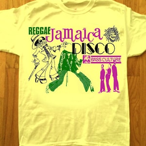 Reggae Jamaica Disco T-Shirt! Roots 70s Jimmy Cliff Wailers Bass Culture Roots Dub Sound System Bass Culture Rockers