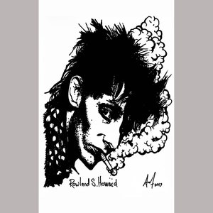 ROWLAND S. HOWARD rare signed numbered Art print by Adam Turkel Limited Edition Fine Art Pop Art Poster The Birthday Party Nick Cave