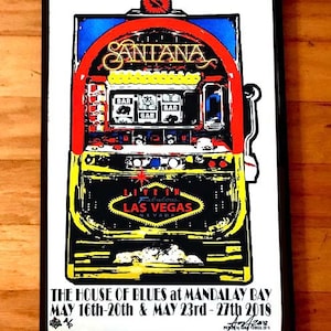 Santana Poster - Etsy