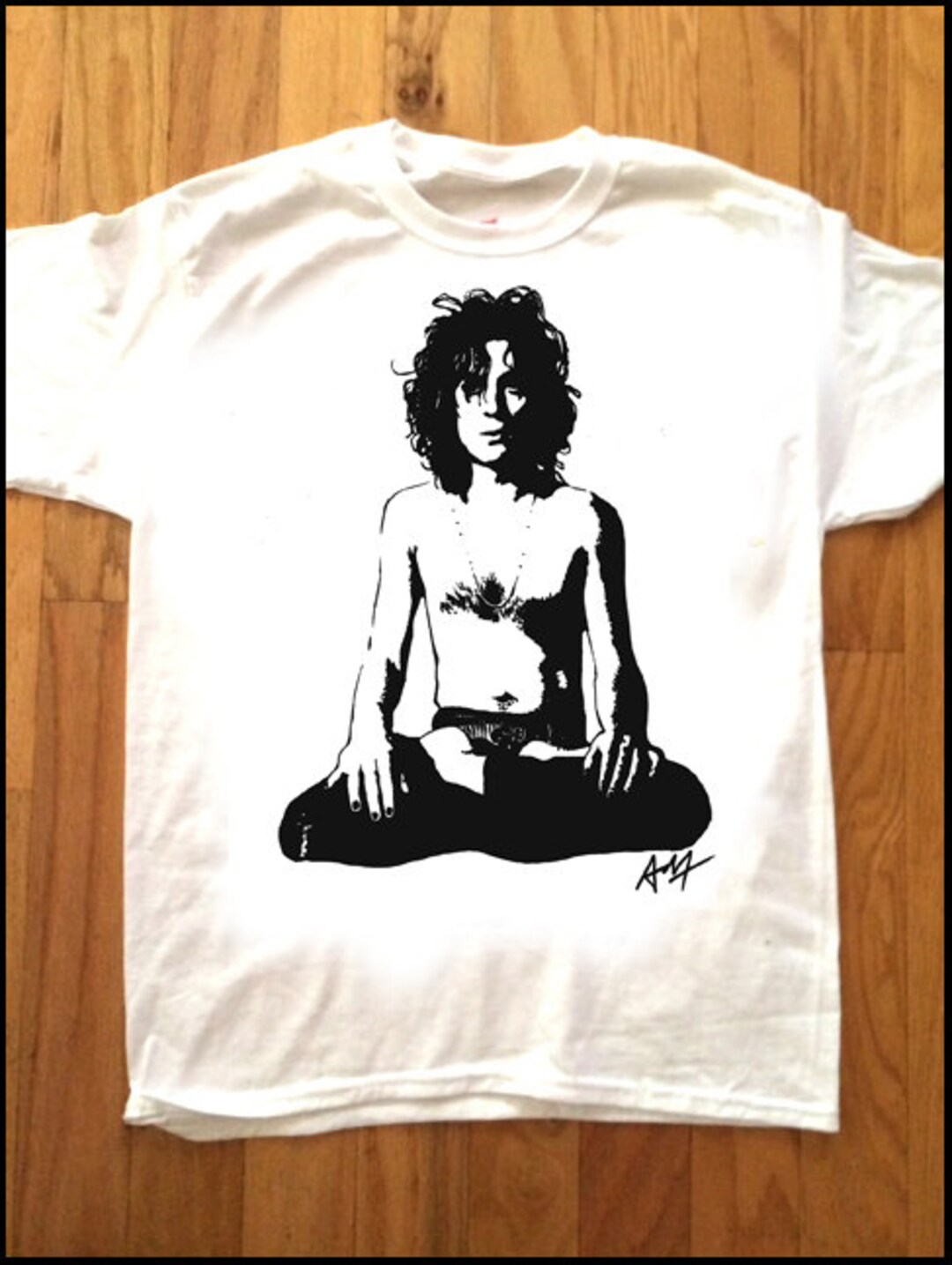 SYD BARRETT Custom Printed T-shirt! Sharpie Art by Adam SYD BARRETT Custom Printed T-shirt! Sharpie Art by Adam