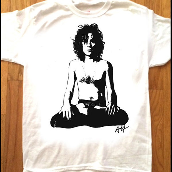 SYD BARRETT Custom Printed T-Shirt! Sharpie Art by Adam Turkel! Pink Floyd Psychedelic 60s Punk Hippie Acid