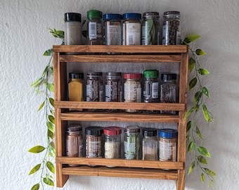 Wall Mounted Spice Rack: 3-Tier Kitchen Organizer