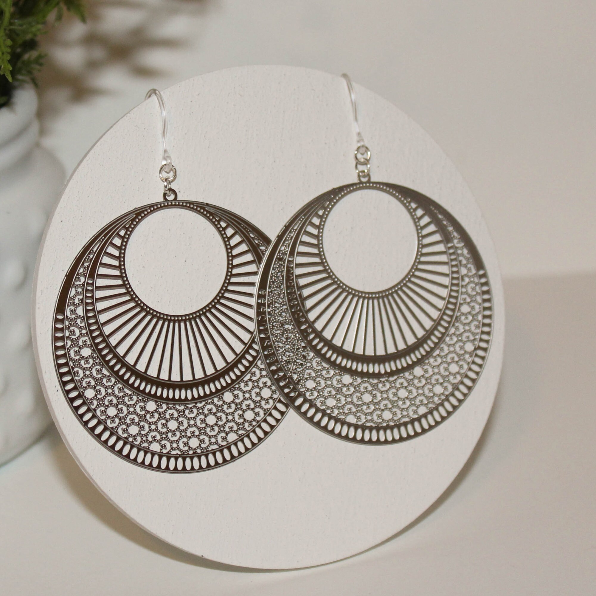 Petal promenade 2024 silver earrings