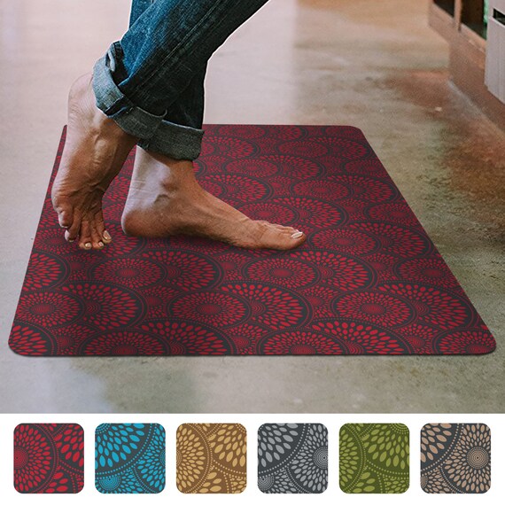 Floor Mat UltraThin Kitchen Rug with Rubber Backing 35x23 Etsy