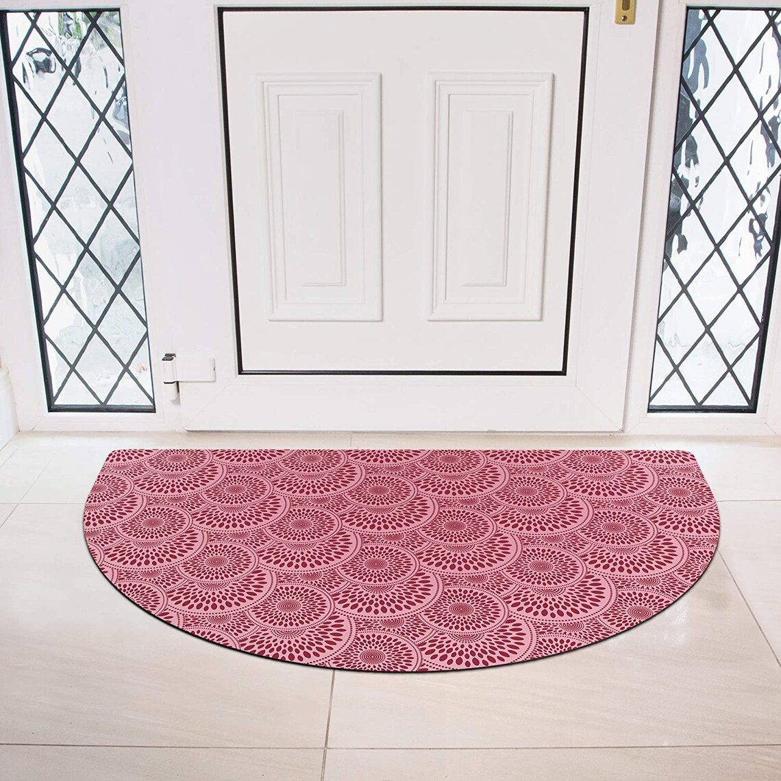 Oval Mat UltraThin Kitchen Runner Rug with Non Slip Rubber Etsy