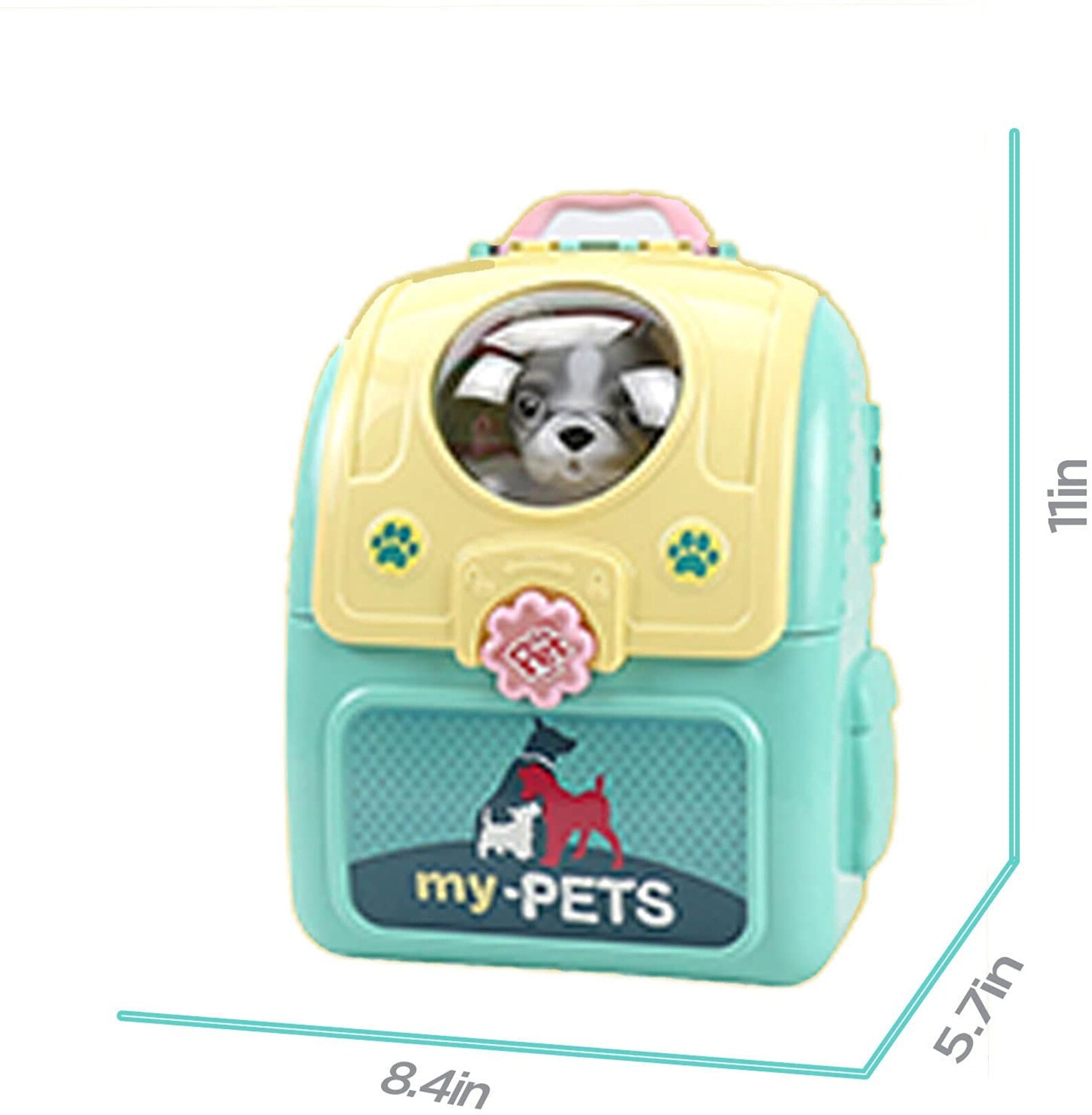 PetVet Backpack Toy Set Dog Etsy