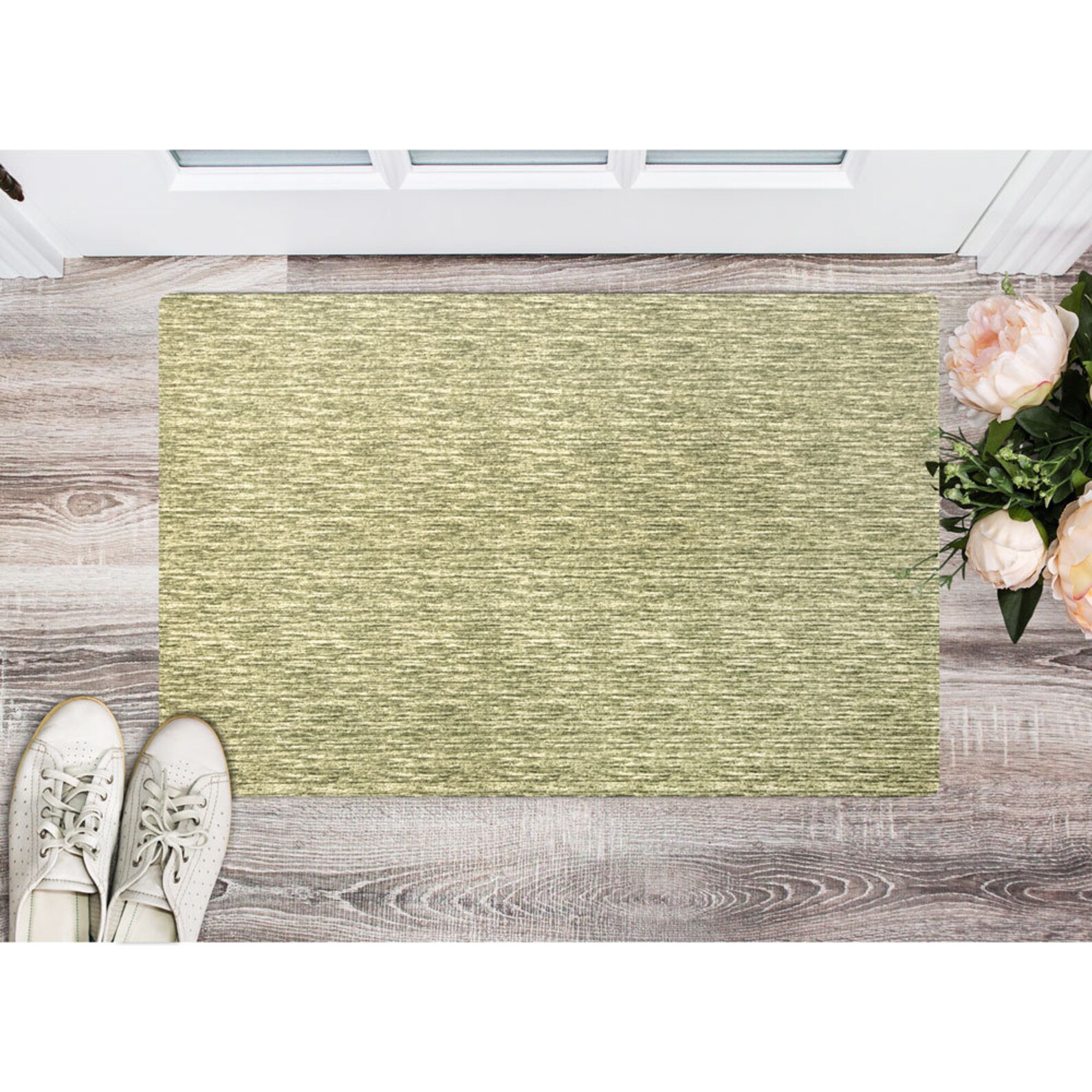 Floor Mat UltraThin Kitchen Rug with Rubber Backing 35x23 Etsy