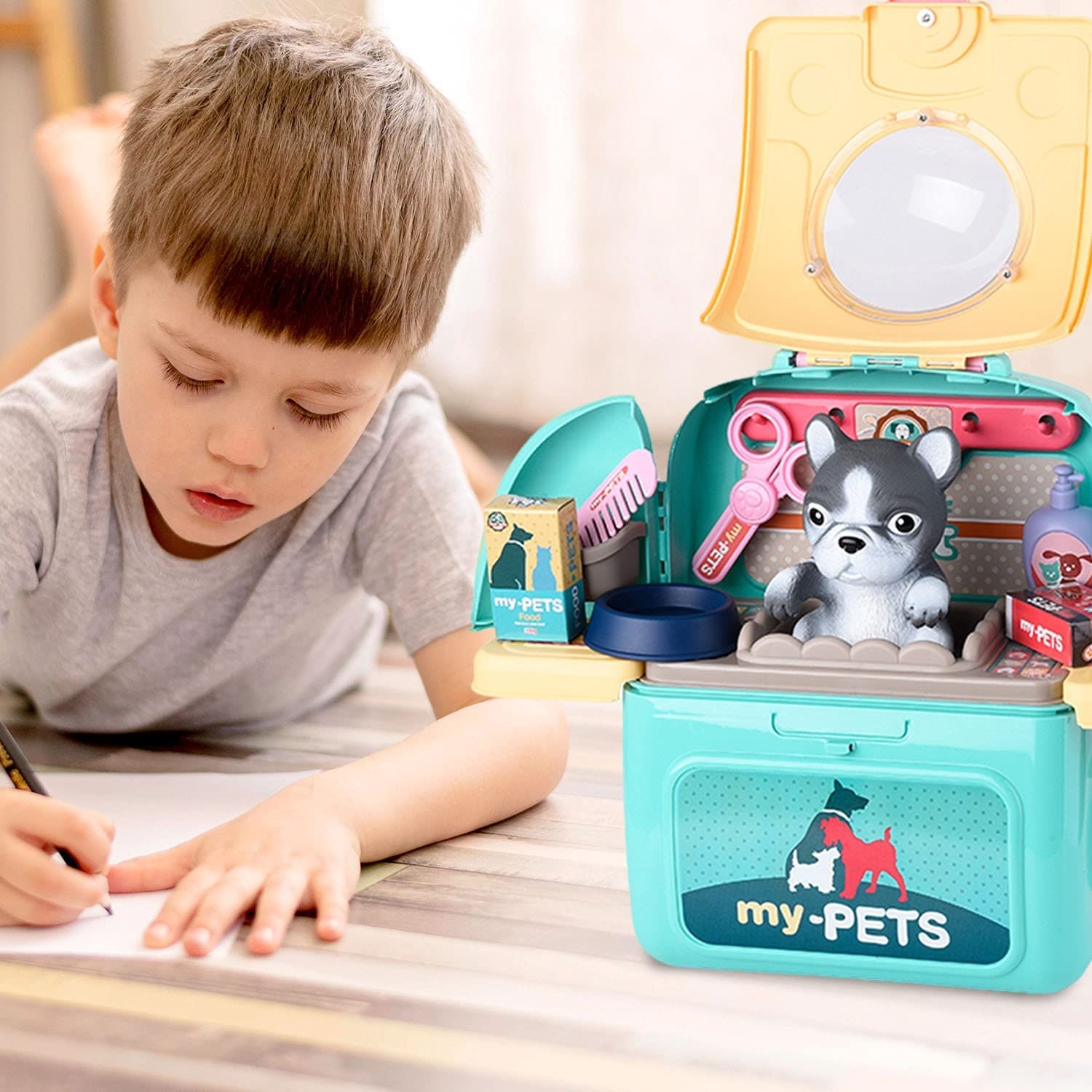 PetVet Backpack Toy Set Dog Etsy