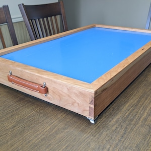 43&quot; Cherry Digital Map Case for Tabletop RPGs *case only*