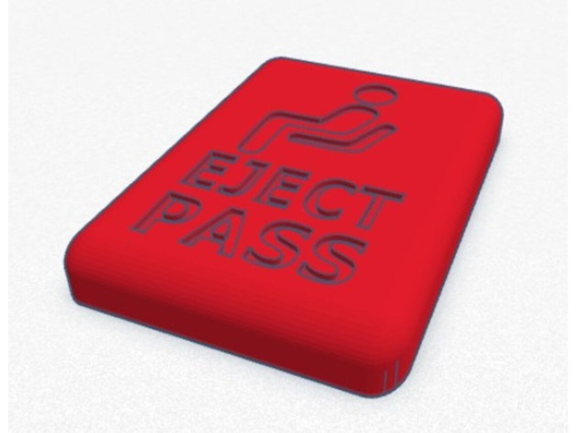 Eject Passenger Button 3d printable Etsy
