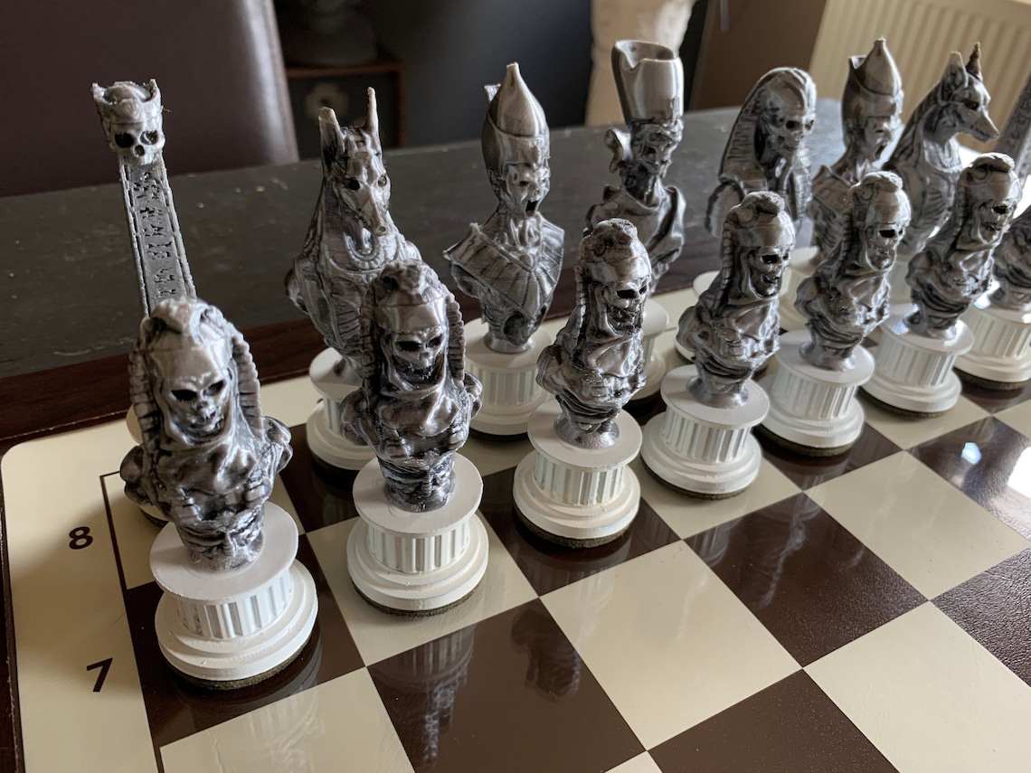 stl files for 3d printing chess pieces