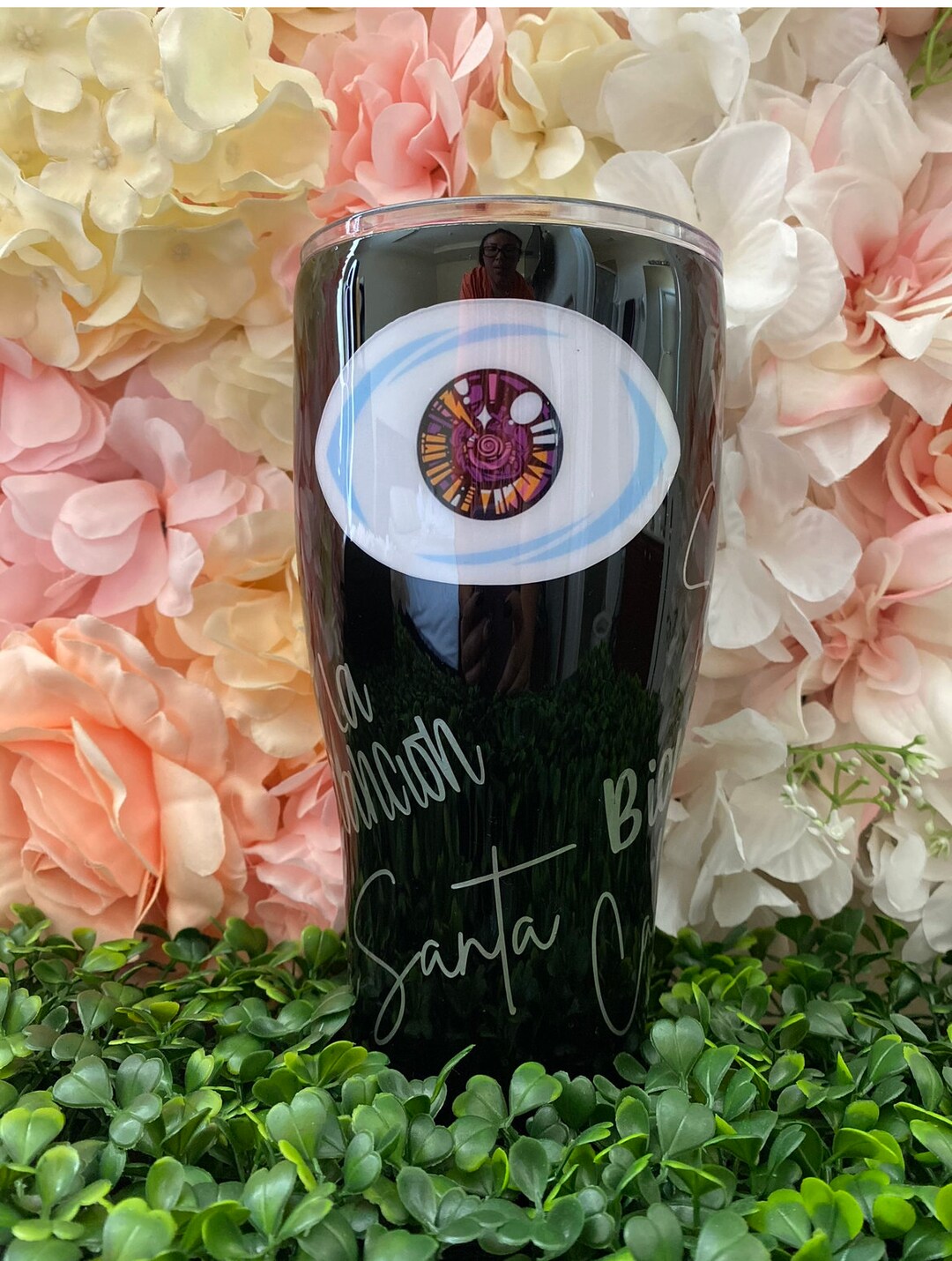 Bad Bunny Tumbler. Bad Bunny Cup, Bad Bunny Logo, Glitter Tumbler, Bad