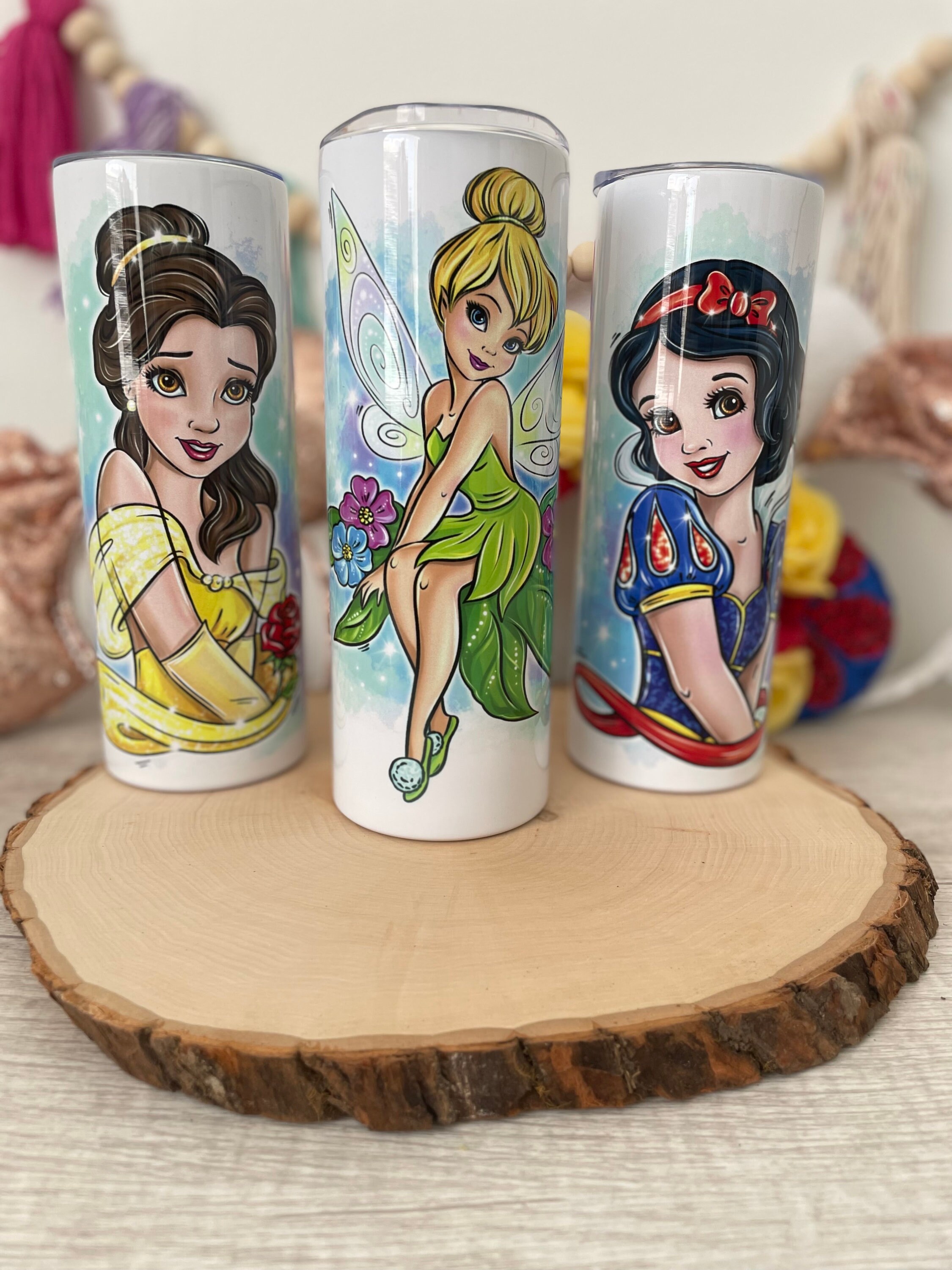 Disney Princess Tumbler Snow White Tumbler Bell Tumbler Etsy