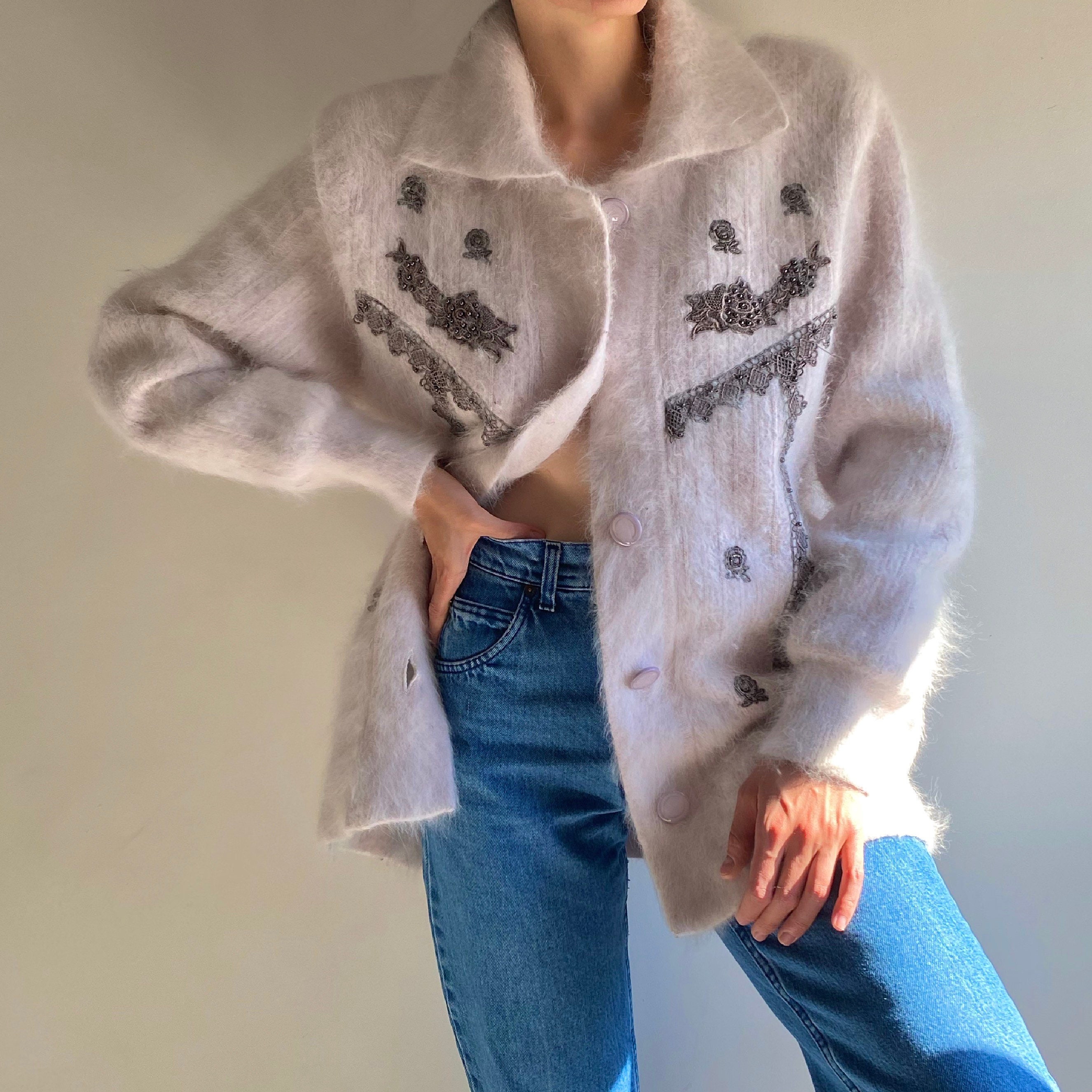 Angora Jacket Etsy Canada