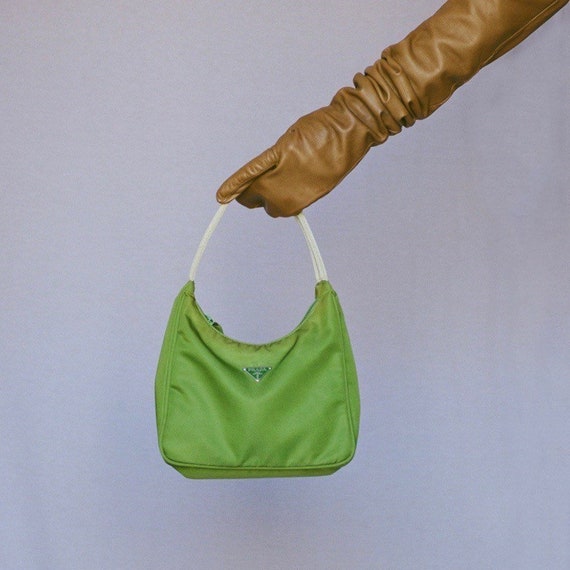 prada nylon green