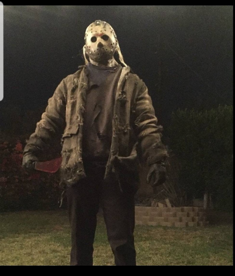 Jason Voorhees Friday 13th latex mask/crystal lake camp/ Etsy