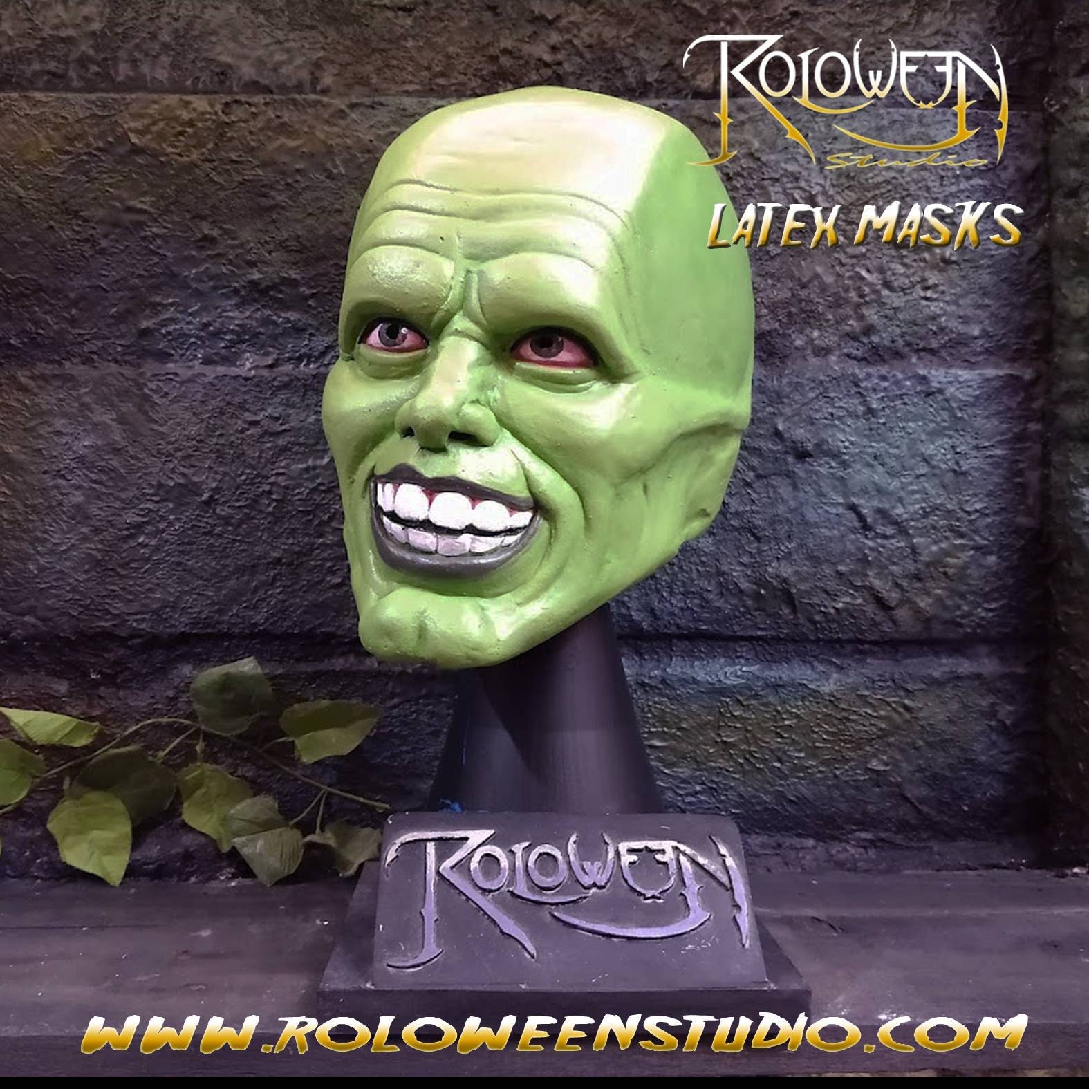 The Mask Green Latex Mask / Jim Carrey Movie - Etsy