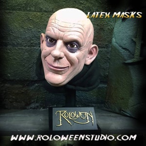 Uncle festerThe best latex mask / the Addams family / Christopher Lloyd / los locos Addams / uncle lucas / Halloween