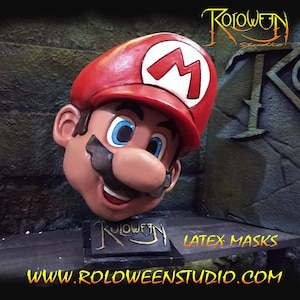 Mario bros latex mask super Nintendo 64