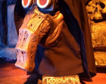 Maska szpiegowska Garindana - Kubaz Imperial Spy Long Snoot - Profesjonalny lateksowy rekwizyt Star Wars - Mos Eisley Cantina Cosplay