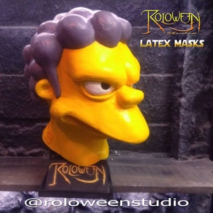 Moe Szyslak the bartender Latex mask bartender The Simpsons