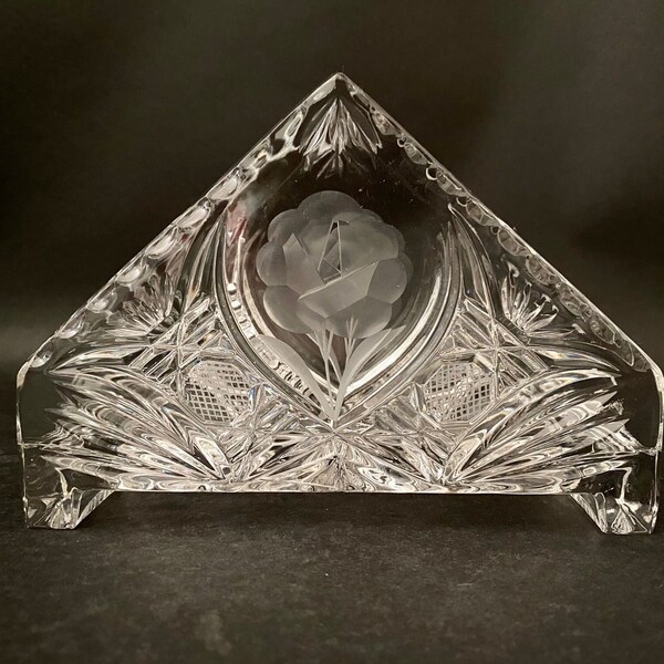 Crystal Napkin Holder Etsy