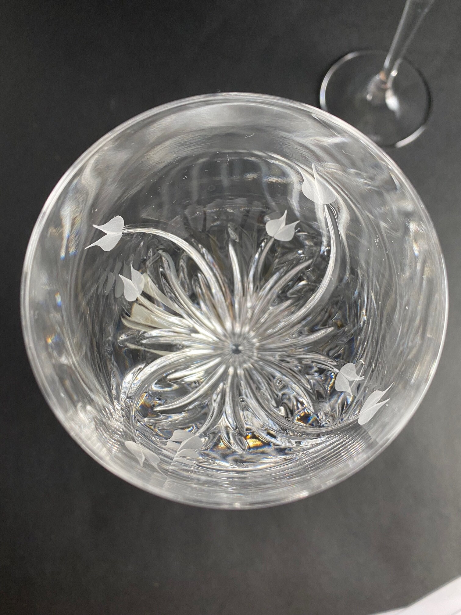 Davinci Pia Water Goblets Fine Italian Crystal Stemware Bridal - Etsy